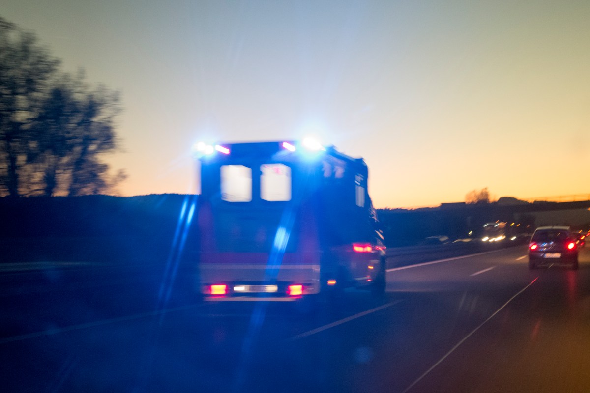 Crash leaves person in hospital, closes highway